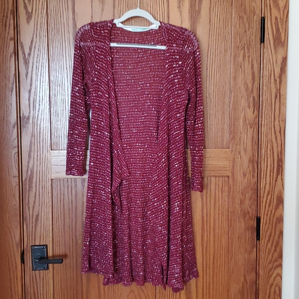 Sweater, wine colored